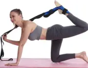 Yoga Stretching Strap,Ankle Ligament Stretcher Belt with Loops Ligament Stretch