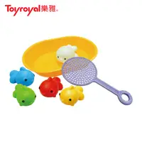 在飛比找PChome24h購物優惠-【Toyroyal 樂雅】洗澡玩具-快樂撈魚組