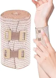 Elastic Wrap Bandages, Elastic Wrap Bandage Tape, Cohesive Bandage for Joints and Skin, Sports Protection, Wound Dressing, Pet