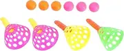 JOINPAYA 2-Pair Catapult Ball Set for Boys and Girls Toddler Games Toss Catch Ball Game Random Color