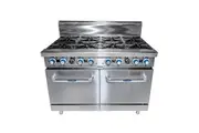 8 Burner With Oven W1219 X D790 X H1165 | Cookrite 1 Ato-8b-f-lpg