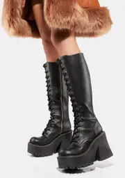 [dELiA*s by Dolls Kill] Animal Behavior Knee High Boots