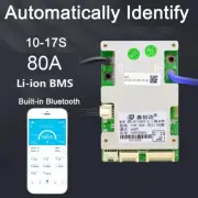 JBD 10S-17S 80A Li-ion Battery Intelligent Bluetooth BMS Same Port w/ Balance