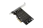 Simplecom NVMe and SATA M.2 SSD to PCIe x4 Expansion Card (EC412v2)