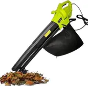 3000W Electric Leaf Blower Vacuum, 270km/h & 13.2m³/min, 40L Mulching Bag w/Shoulder Strap, for Lawn/Snow