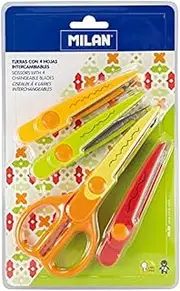 Milan- Scissors + 4 ZigZag Cutting Blades Blister (10307638)