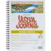 Strathmore 460190 Visual Journal Mixed Media Vellum 9"X12"-34 Sheets