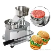 JLK NEW 15CM ROUND MANUAL HAMBURGER PATTY PRESS 1000 PAPERS FREE POSTAGE WTY