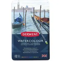 在飛比找ETMall東森購物網優惠-Derwent 達爾文WaterColour系列12色水彩色