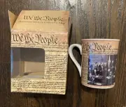 We The People Declaration Of Independence Constitution Ceramic Coffee Mug Cup