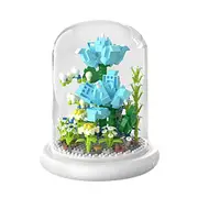 Flower Building Blocks Kits Home Office Decoration - Style 2