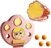 Paddle Ball Set | Outdoor Throwing Catching Game,Kids Outdoor Interactive Toys, Double-Player Cat Paw Shaped Paddle Ball Set for Backyard Lawn Garden