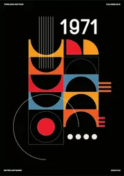 [Namly Design] Poster - Retro Colorblock Artwork