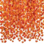 18 Pcs Fall Leaf Garland,Hanging Vines Garland Artificial Fall Maple Leaves G...