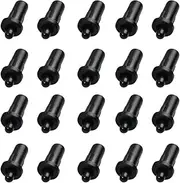 [lasenersm] 20 Pieces Shutter Repair Pins Plastic Blinds Repair Pins Spring Loaded Repair Pins Spring Loaded Plantation Shutter Replacement Repair Pins, Black