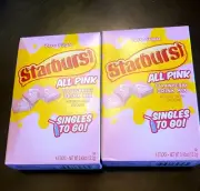 Starburst Strawberry Zero Sugar Drink Mix Sticks ALL PINK LOT OF 2