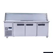 Thermaster Cold Salad & Noodle Bar 6x1/1 GN Pans - Salad Bar Fridges (PG210FA-XG) - PG210FA-XG