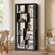 Oikiture Bookshelf Bookcase Display Shelf Storage Rack Stand Organiser Home Office