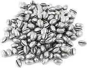 uxcell 200 PCS 0.24" x 0.2" Egg Lead Fishing Weights Sinkers, Oval Shape Fishing Weights Line Tackle Split Shots Sinkers for Saltwater Freshwater Fishing