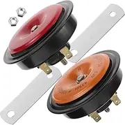 ABOOFAN 2pcs Snail Horn Kit for Cars and Motorcycles Loud High Decibel Dual Tone Horns Fit Enhanced Safety Easy Installation for Vehicle Replacement