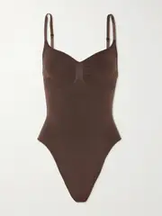 [SKIMS] SKIMS - Seamless Sculpt Thong Bodysuit - Cocoa - Chocolate - 4XL 4XL Brown