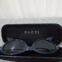 在飛比找蝦皮購物優惠-Gucci 藍色鏡片太陽眼鏡