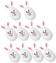 CIMAXIC 10pcs Easter Egg Toys Rabbit Shape Openable Decor Fillable Candy Boxes for Easter Egg Party Favors