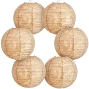 Print Burlap Paper Lanterns Round Chinese Paper Lanterns Decorative Farmhouse...