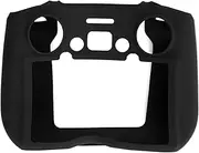 RC Drone Remote Control Case - Silicone Protective Cover for MINI 3 PRO, Scratch & Impact Sleeve with Precise Cut Outs and Anti - Slip Grip for Easy Screen Access and (Black)