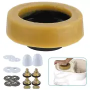Extra Thick Toilet Wax Ring, Toilet Bowl Wax Seal Kit with Closet Bolts, PE F...