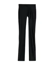 wraparound trousers M black