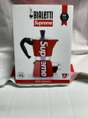 Supreme Bialetti Moka Express Stovetop Espresso Maker 6 Cup Brand New