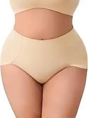 [USEASY] Shapewear for Women Tummy Control Underwear Mid Wasited Invisible Butt Lifting Control Panties
