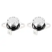 2 Pcs KSD301 Thermostat 40C NO Temperature Thermal Control Switch 90C Angle