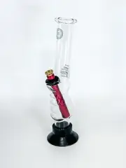 27cm Glass Smoking Gripper Pipe with Water Pourer, Cone Piece & Stem