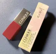 Clinique Pop Lip Colour + Primer Rouge Intense + Base 13 Love Pop NIB 3.9g/.13oz