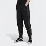 ADIDAS 長褲 女款 運動長褲 慢跑 毛巾布 三葉草 國際尺寸 黑 H18036