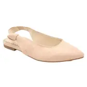 Charter Club Women Slingback Pointed Toe Flats Karaa Size US 6M Dusty Pink