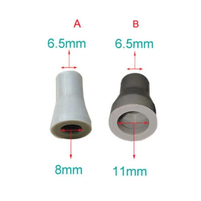 10Pcs/Bag Dental Saliva Ejector Weak Suction Rubber Snap Tip Adapter Replacement