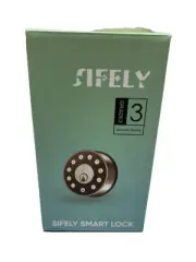 Sifely Smart Deadbolt Keyless Entry Door Lock Satin Nickel