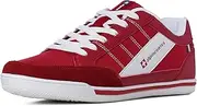 [alpine swiss] Mens Stefan Suede Trim Retro Fashion Sneakers