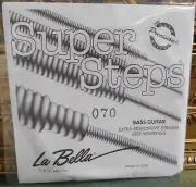 La Bella Super Steps .070 Tapered Single Stainless Steel Wound Bass String