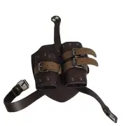 Medieval Retro Dual Sword Shoulder Back Sheath Scabbard Warrior Holder Cosplay