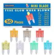 Glow Fuse Mini Blade Automotive Fuse Glow When Blown Smart Auto Glow Fuse Eas...