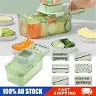 Hand Pull Chopper Vegetable Fruit Cutter Food Onion Veggie Dicer Slicer Kitchen