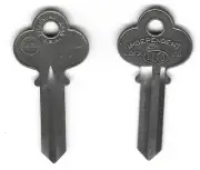 Set of 2 Independent 1001 Vintage Key blanks Same as Corbin Original X1-97-5