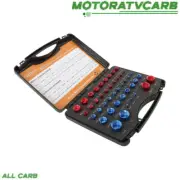 ALL-CARB 23 Inch & 21 Metric, Nut and Bolt Thread Checker 44PACK