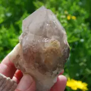 4in 264g Hematite Phantom Quartz Crystal Cathedral, Hematoid Quartz, Zimbabwe #6