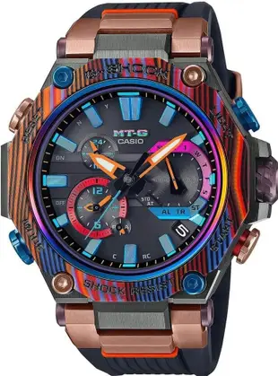 CASIO G-SHOCK 35週年 35th 手錶 紀念錶 MTG B2000XMG 玻纖 碳纖維 彩鈦 鈦金屬 電鍍 藍寶石 太陽能 六局電波 日本製 彩色