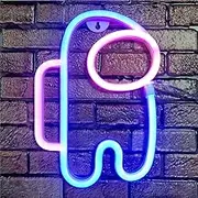 QiaoFei Alien Neon Sign Lights Astronaut with USB or Battery Operated for Kid's Room Bedroom Bar Restaurant Game Room Christmas Valentine's Day Birthday Party Gift LED Art Decoration Light.
